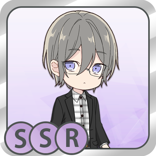 【モノクロシャツコーデ】SSR夏屋志姫アイコン.png