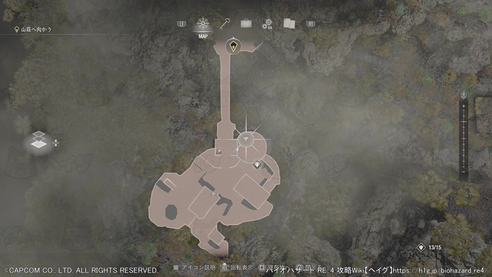 宝石(サファイア)マップ