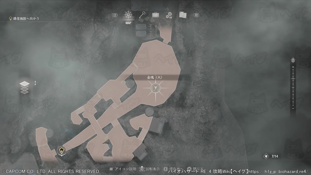 金塊(大)マップ