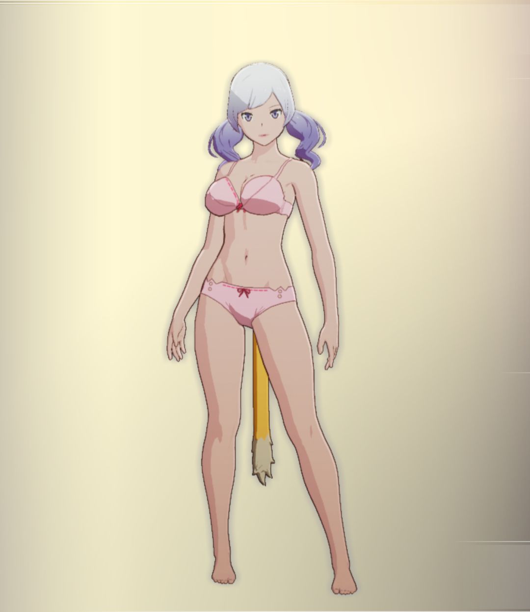 ネコのしっぽF淡黄