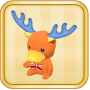 クリスマスのトナカイのぬいぐるみ_90x90.png