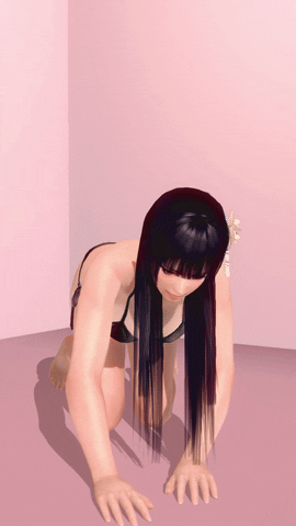 膝立ち 体を抱く.gif