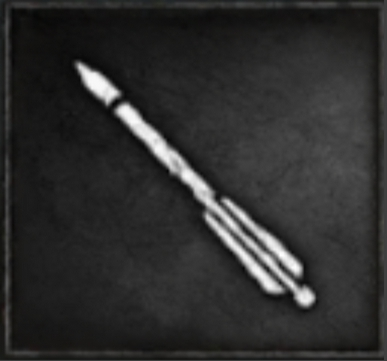 クロスボウのボルト アイコン.png