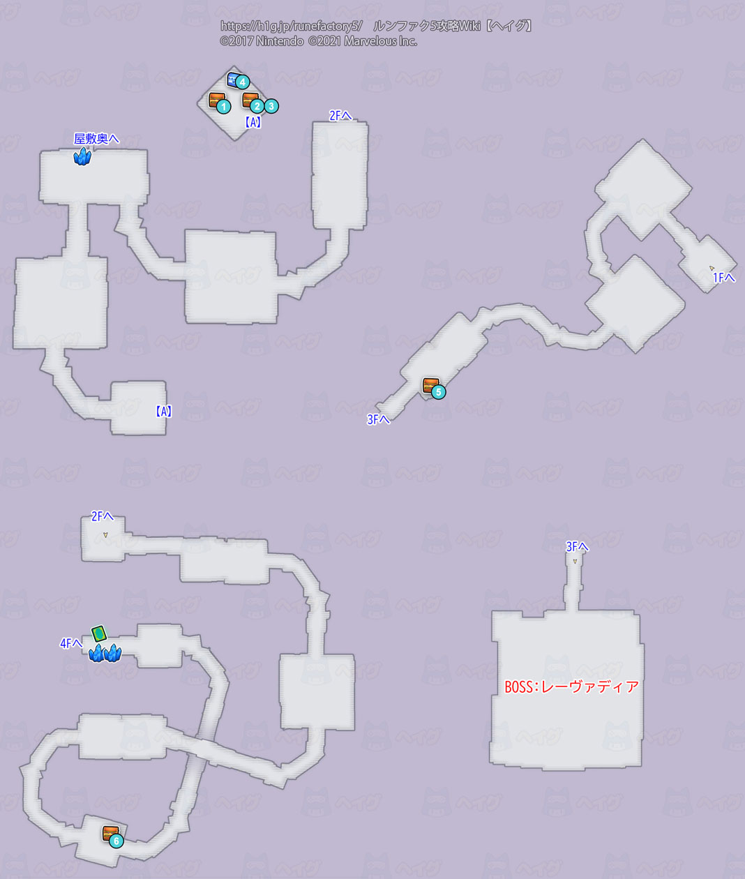 とこしえの闇-全体マップ