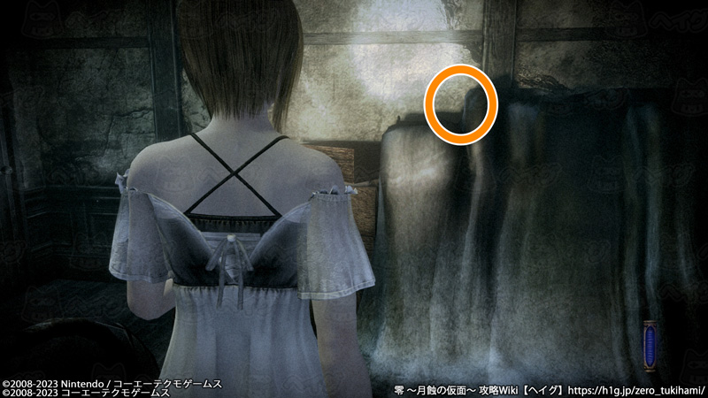 地縛霊「手術室の首の標本」